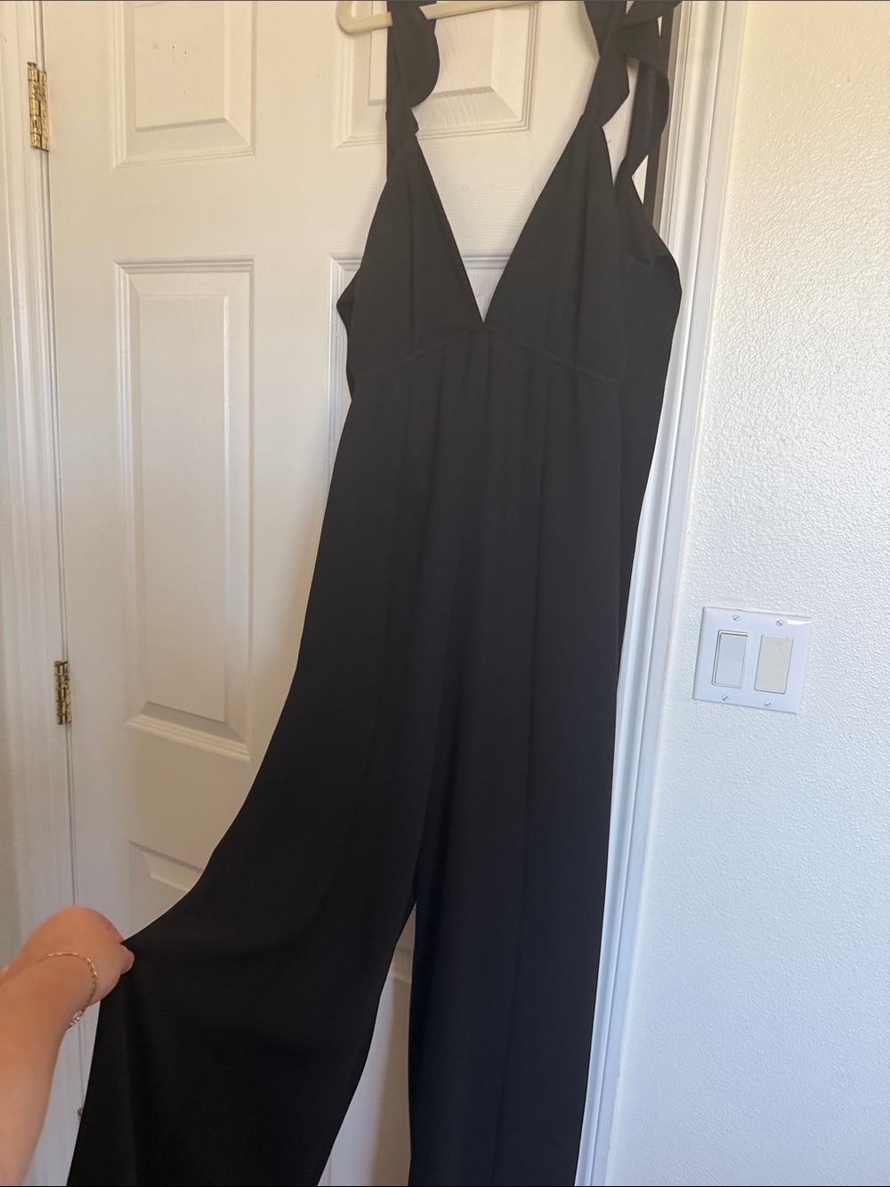 Classic Black Wide-Leg Jumpsuit